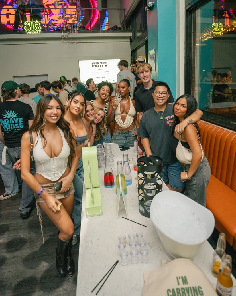 Bottle service experience