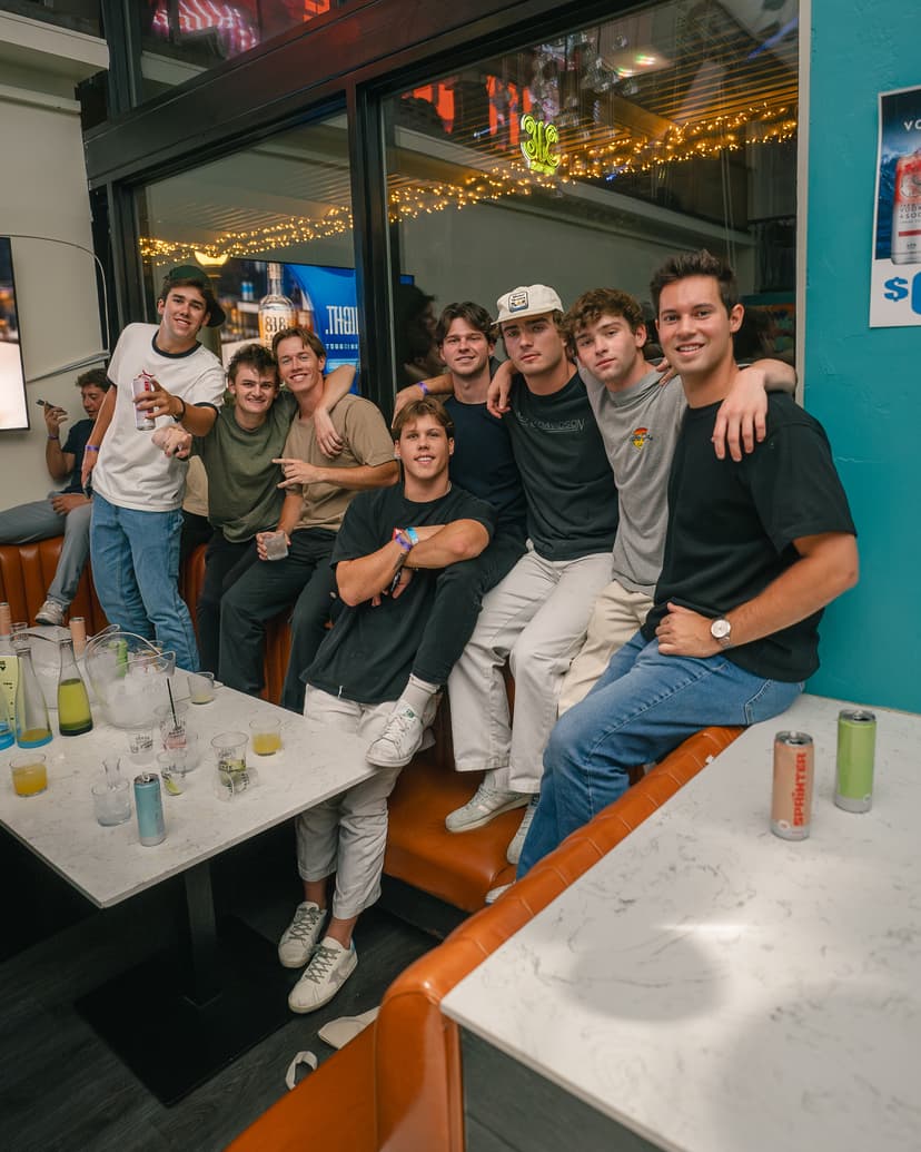 VIP bottle service atmosphere